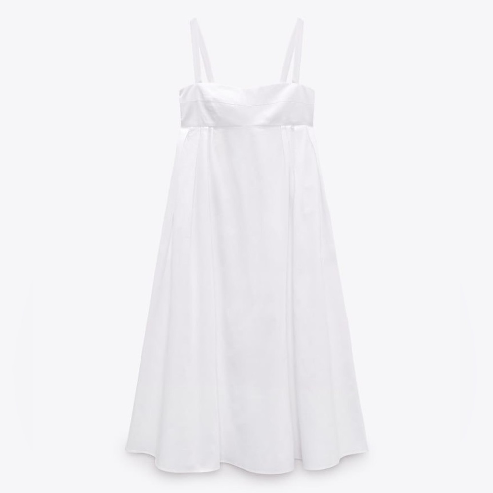 ZARA VOLUMINOUS MIDI DRESS